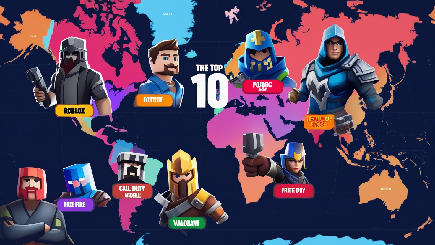 Top Games with the Highest Daily Active Users (DAU) in 2025